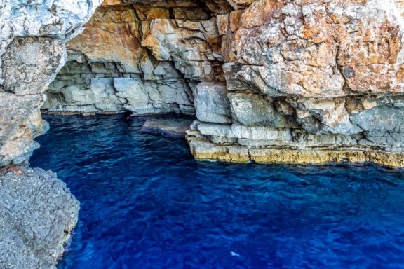 Odysseus cave on island Mljet