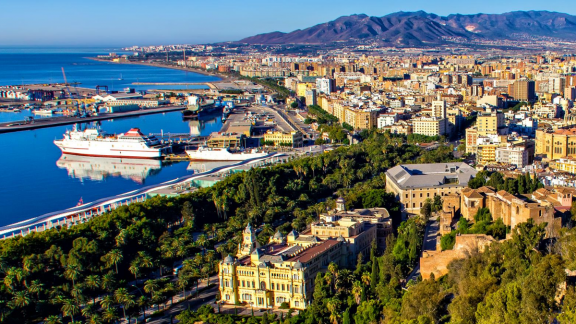 The Port City of Malaga